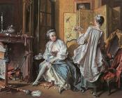 拉袜带 - 弗朗索瓦·布歇